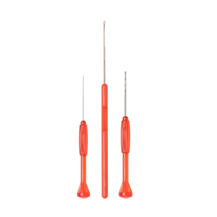 

Carp fishing terminal tool hair rig needle set, gated needle/stop needle/bait drill 3pcs set