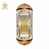 630-1600kg MRL capsule circular glass elevator manufacture in China