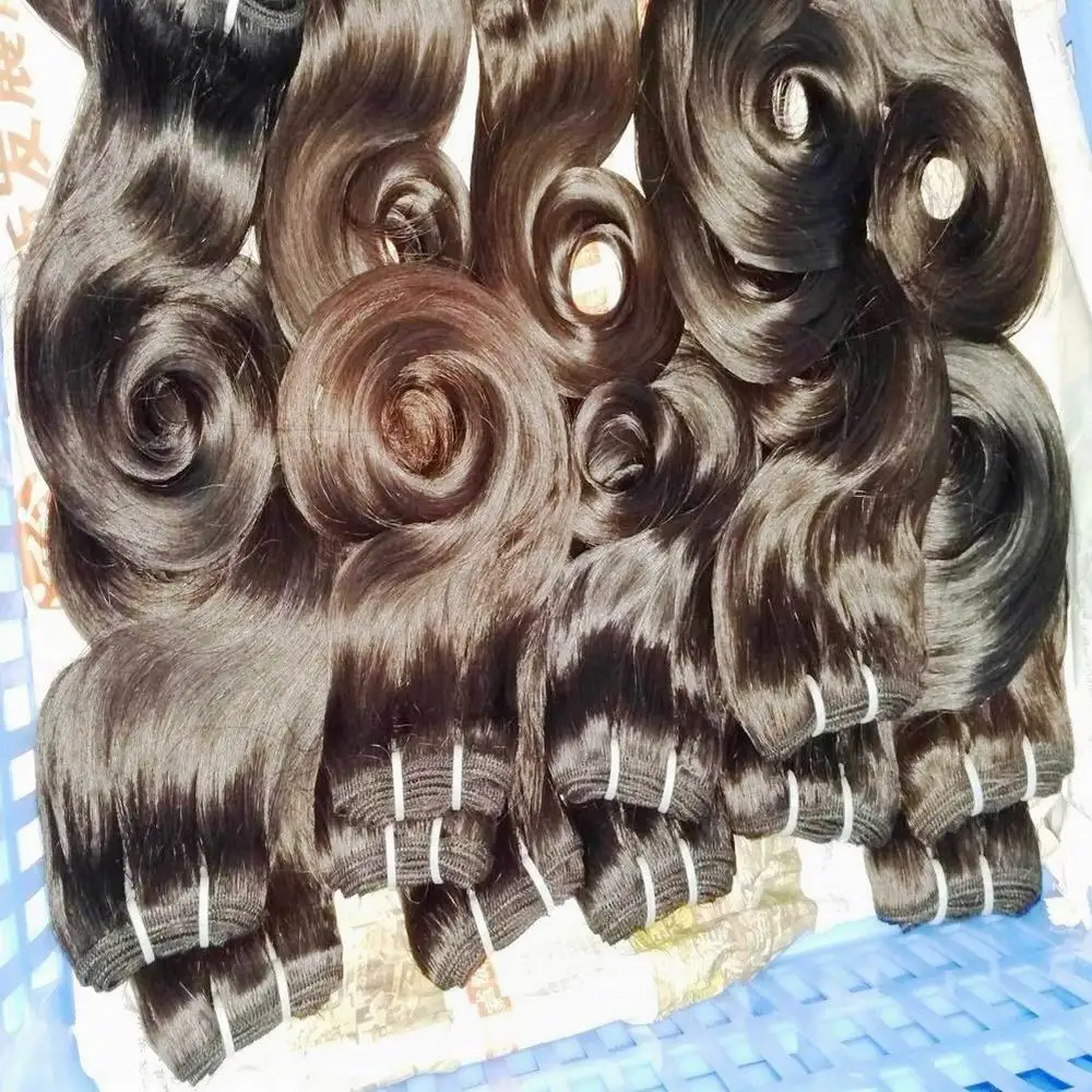

Silky Raw natural hair 7A indian virgin human hair Wholesale Extensions Bulk Weave bundles Machine wefts