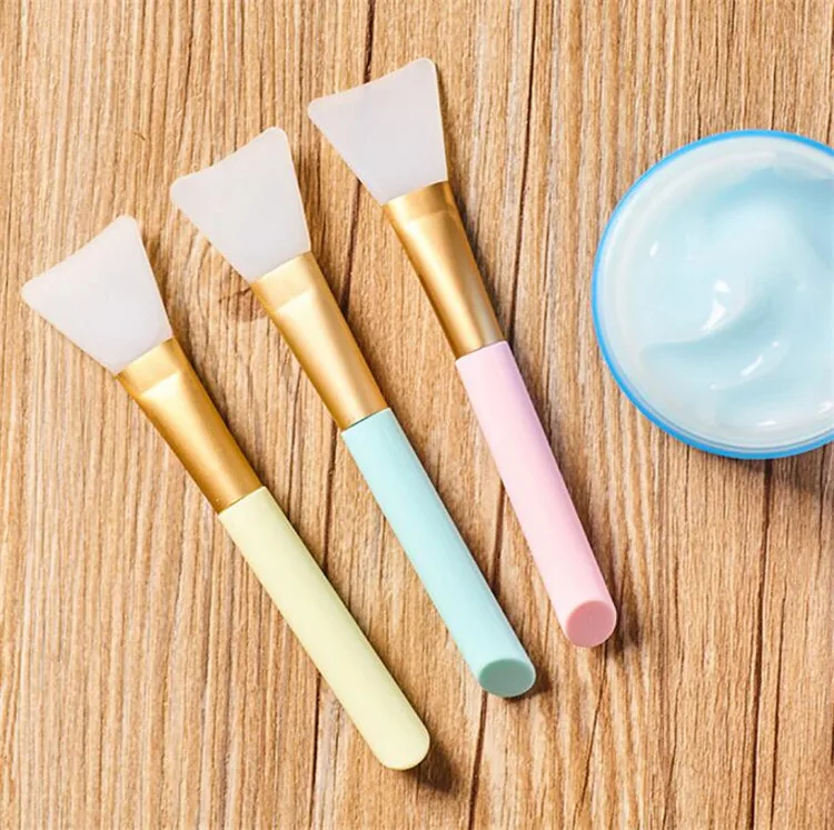 

Professional Silicone Facial Face Mask Mud Mixing Skin Care Beauty Silicone Face Mask Brush, Yellow;blue;pink