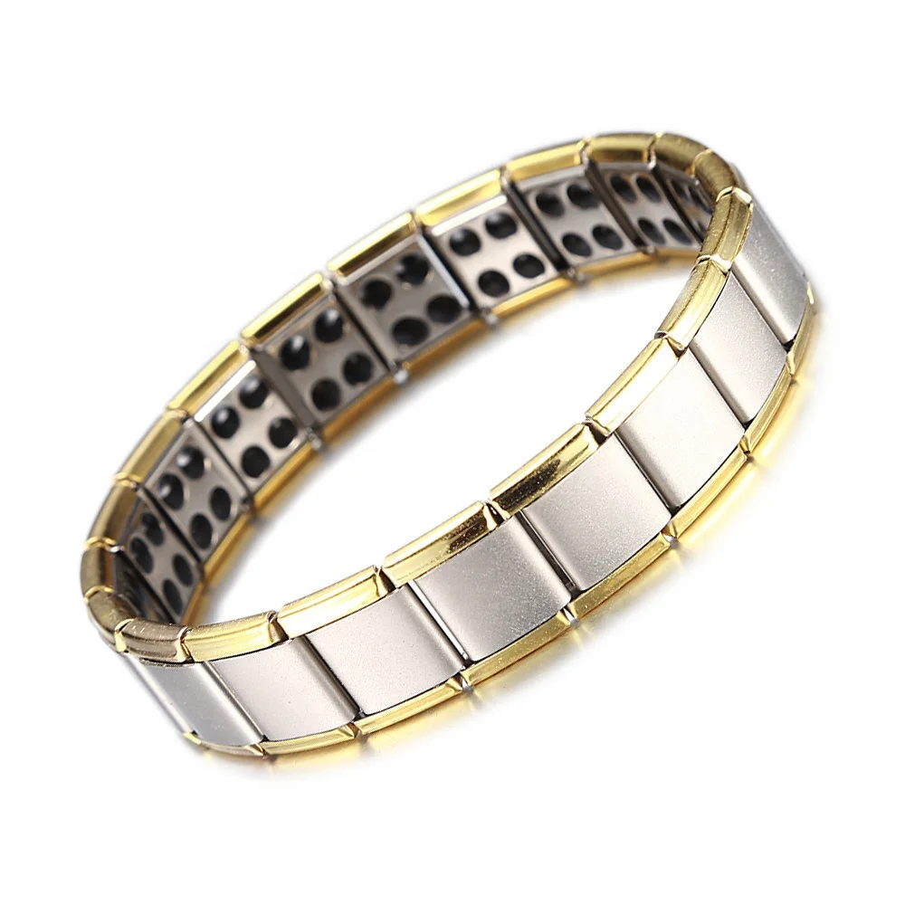 

Latest Product Magnetic Clasp Bracelet Gold Plated Health Bracelet for Arthritis, N/a