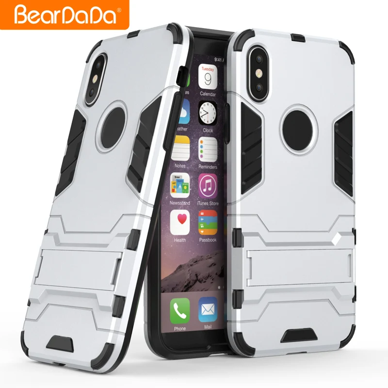 

Slim Armor tpu pc kickstand oem custom case for iphone x