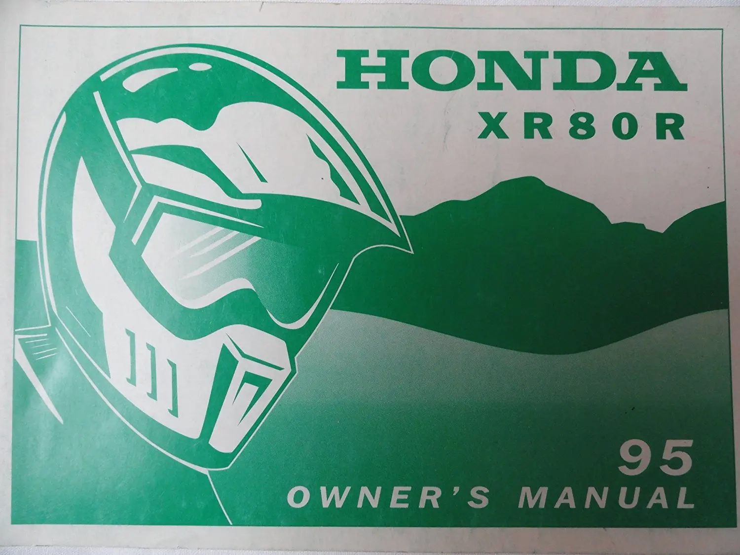 Get Quotations · 1995 Honda XR80 Owners Manual XR 80
