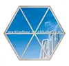 Octagon shaped window/PVC octagon shaped fixed window