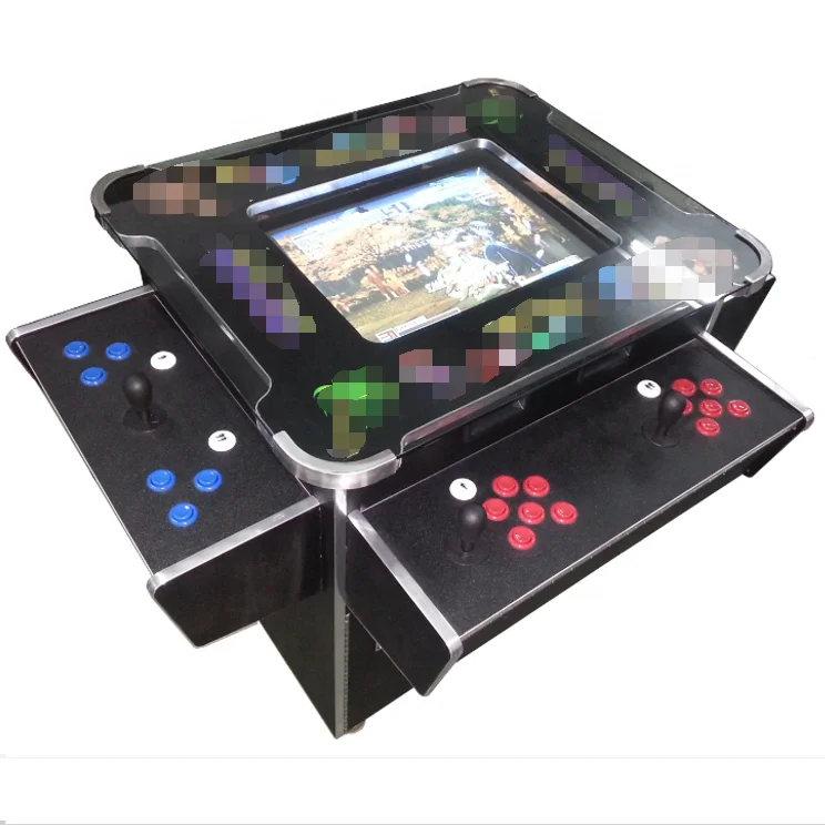 

3 sides,2 players Cocktail table game machine arcade with trackball(1162 in 1)-XL-CG0202, Black