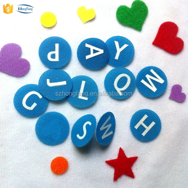 Custom Alphabet Hook And Loop Letters Buy Hook And Loop Letters,Hook