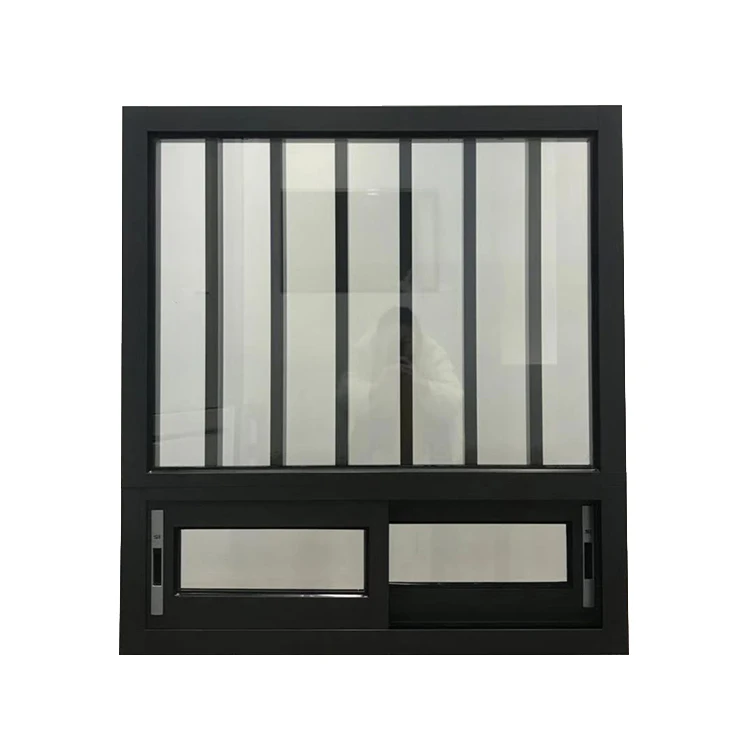 AS2047 standard  Aluminium commercial  sliding window factory anti-theft bar design