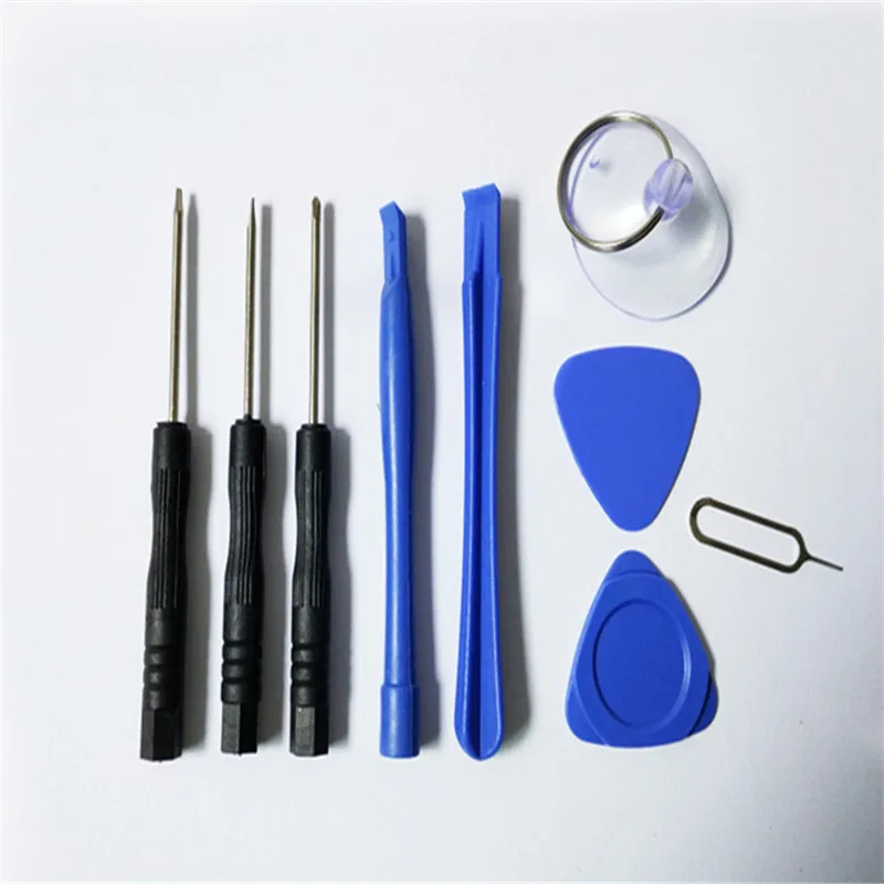 

Mobile phone disassembly tool suit for iphone4 5 6 mobile phone disassemble tool 9 sets, Blue