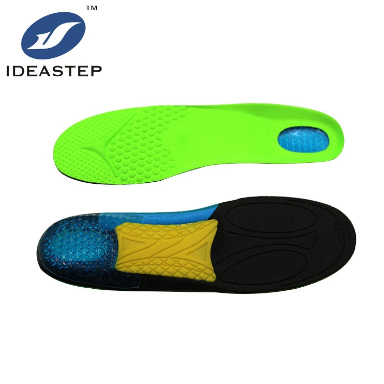 

Ideastep promotional foot care products plantar fasciitis high impact gel feet insoles arch supports shoe inserts for heel pain, Green