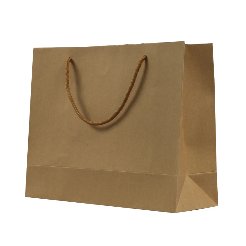 Custom Printed Logo Personalized Brown Kraft Paper Bag Wholesale - Buy