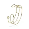 51923 Xuping new arrival saudi gold multi layer gold bead designs women bangle jewelry