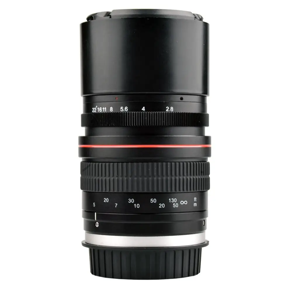 

135mm f/2.8 FE UMC Full Frame Telephoto Macro Lens for Canon Rebel EOS 80D 77D 70D 60D 50D 7D 6D 5D 5DS 1DS T7i T7s T7 T6 etc, Black