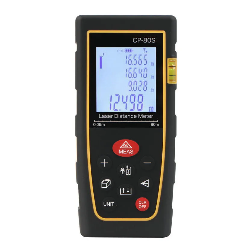 

80M Handheld Digital Laser Distance Meter Range Finder Measure Diastimeter Rangefinders