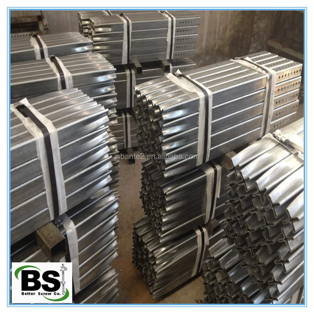 Galvanized steel tubing square sign post