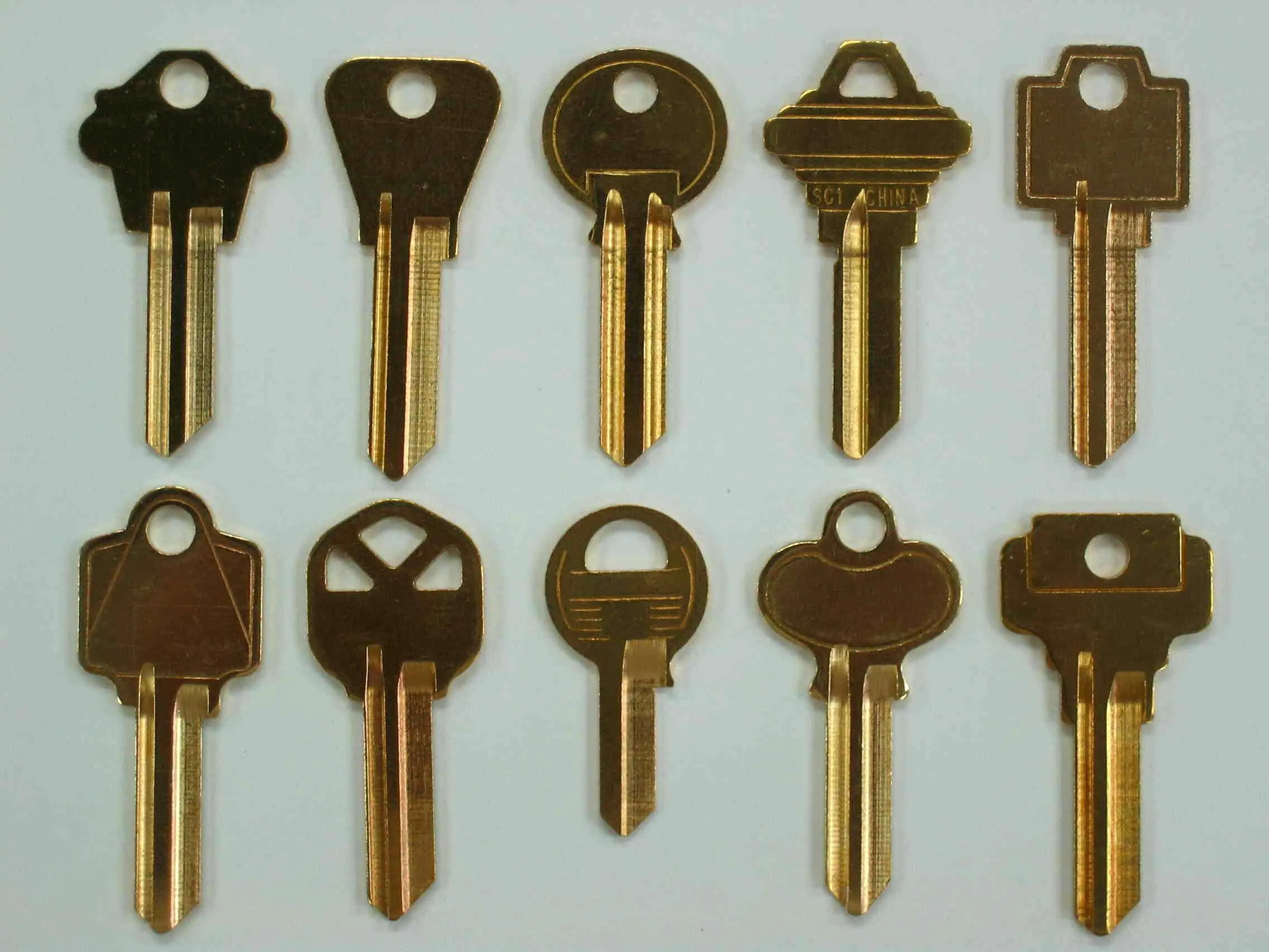 Details about   4 #2001 Blank Uncut Keys 