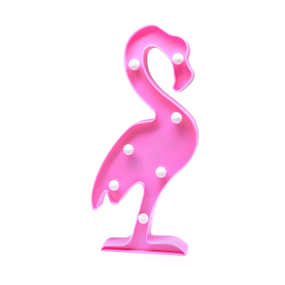 New Design Hot Sales Flamingo Shape Plastic Night Light Led Wall Lamp ...