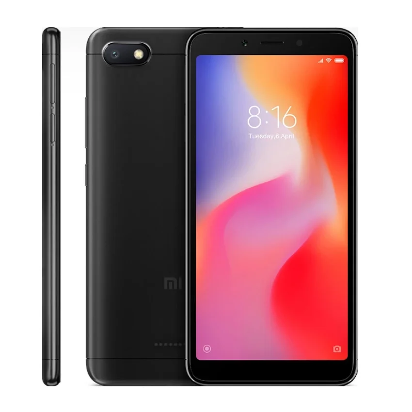 

Xiaomi Redmi 6A Black Global Version 2G RAM 16G ROM Snapdragon 845 Dual SIM Mobile Phone