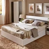 High quality bed set 4 doors wardrobe standard bed for apartment