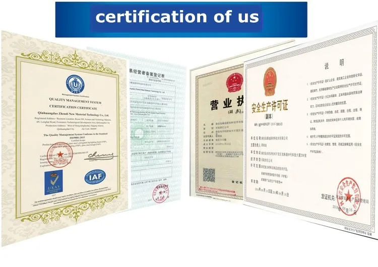 certification of us