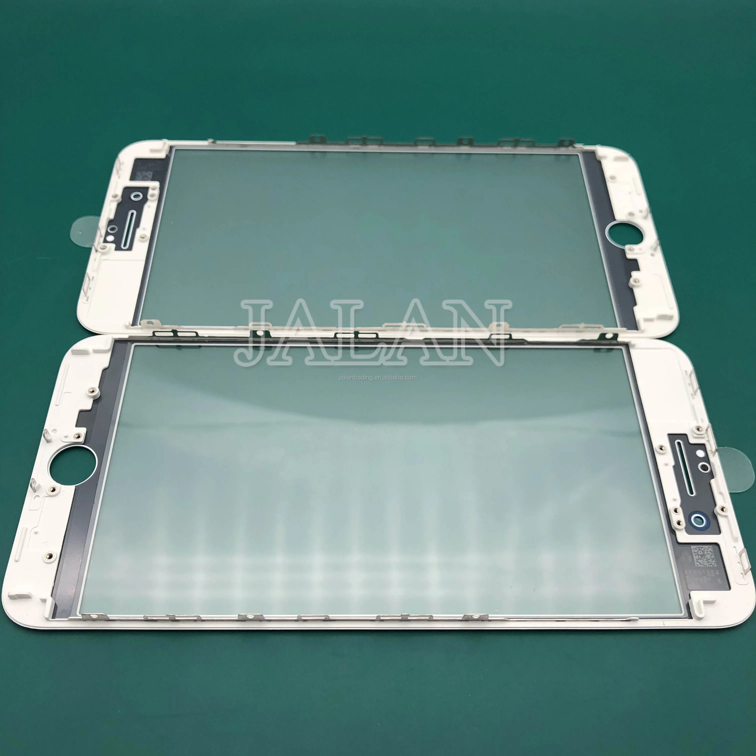 

Original OEM quality 3in1 glass for iphone 8/8 plus glass+frame+oca for iphone lcd repair