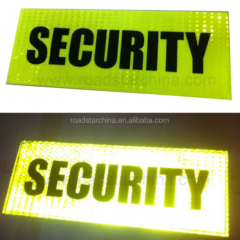 prismatic pvc reflective logo for safety clothing