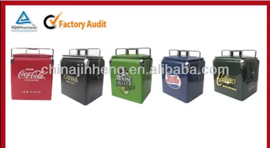 All Colour 13 Liter Chest Metal PU Foam Cooler Box, Customized Color Available