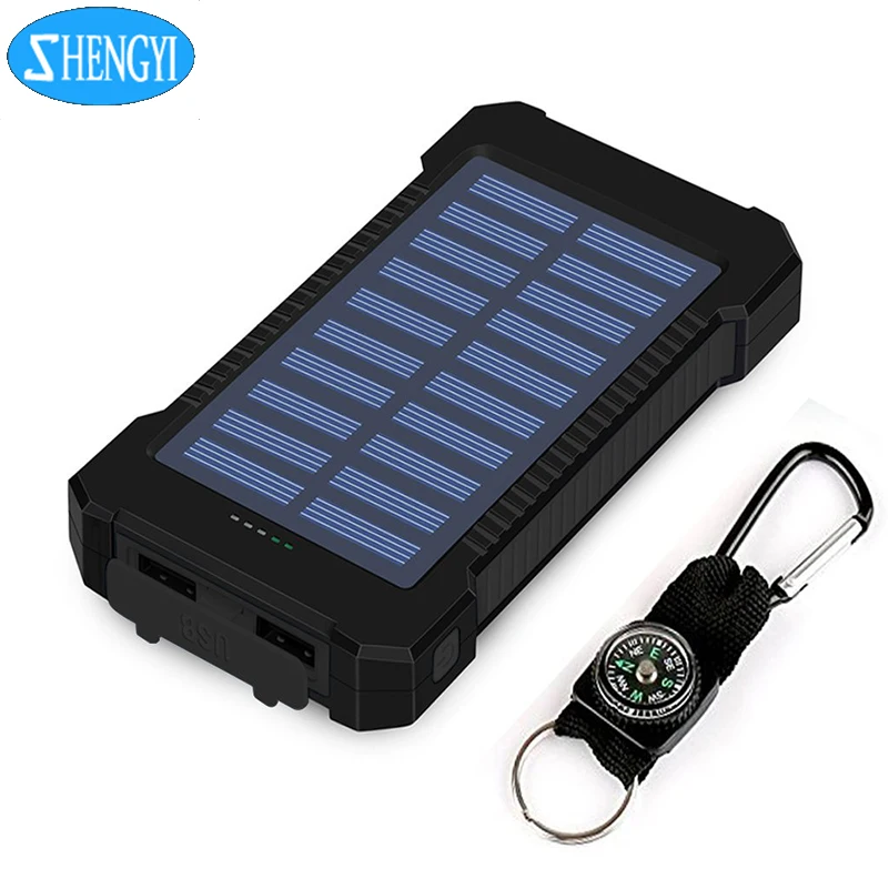 

Ross Mobile Charger Power Bank Waterproof Mini Solar Powerbank With Led Torch