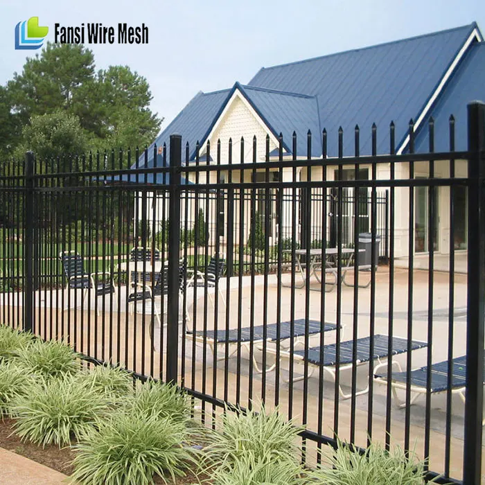 2.1x2.4m Garden Customized Terrace Steel Fence Design Steel Fence Panel ...