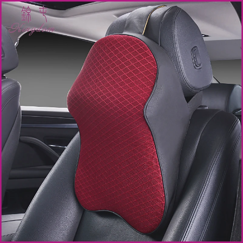 
Cusotme Wholesale Super Soft Car Seat Headrest Neck Support Pillow Memory Foam Waist Protected Cushion Relife Back Pain 