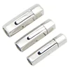 yellow gold or silver white 3/4/5/6mm many sizes square tube shape snap clasp closure for leather wrist bracelets