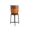 Customized new design handmade Ice bucket wooden Ice barrel coolers ice bucket stand