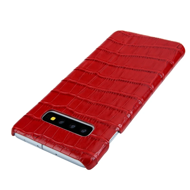 

100% real cow skin leather case for Samsung Galaxy S10 Plus