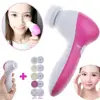 Professional Facial Cleansing Brush Spa Skin Care Massage Exfoliator Clean Skin Care Electric Silicone Facial Cleansing Brush