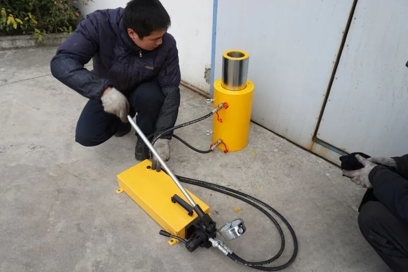 Prestressed Concrete Hydraulic Jack For Post Tensioning Use Buy