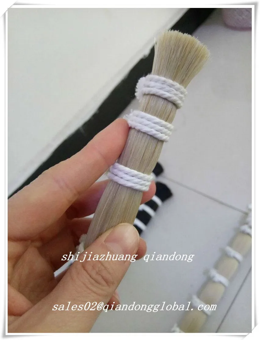 white horse tail hair