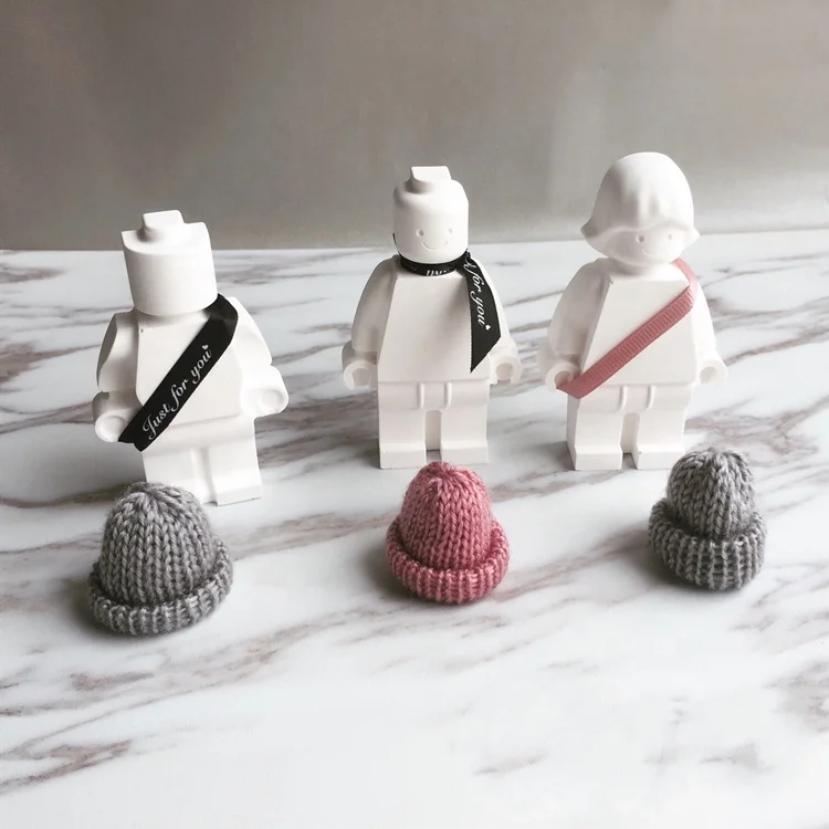 

Robot Shaped Ceramic Aroma stone Diffuser Car Air Freshener, White, pink, blue, or customized