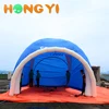Outdoor activities sky blue easy to carry inflatable stent commercial dome tent