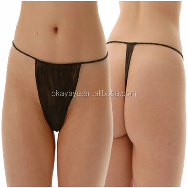

Spa Consumable Disposable G-string, Black, white, blue, pink,brown etc