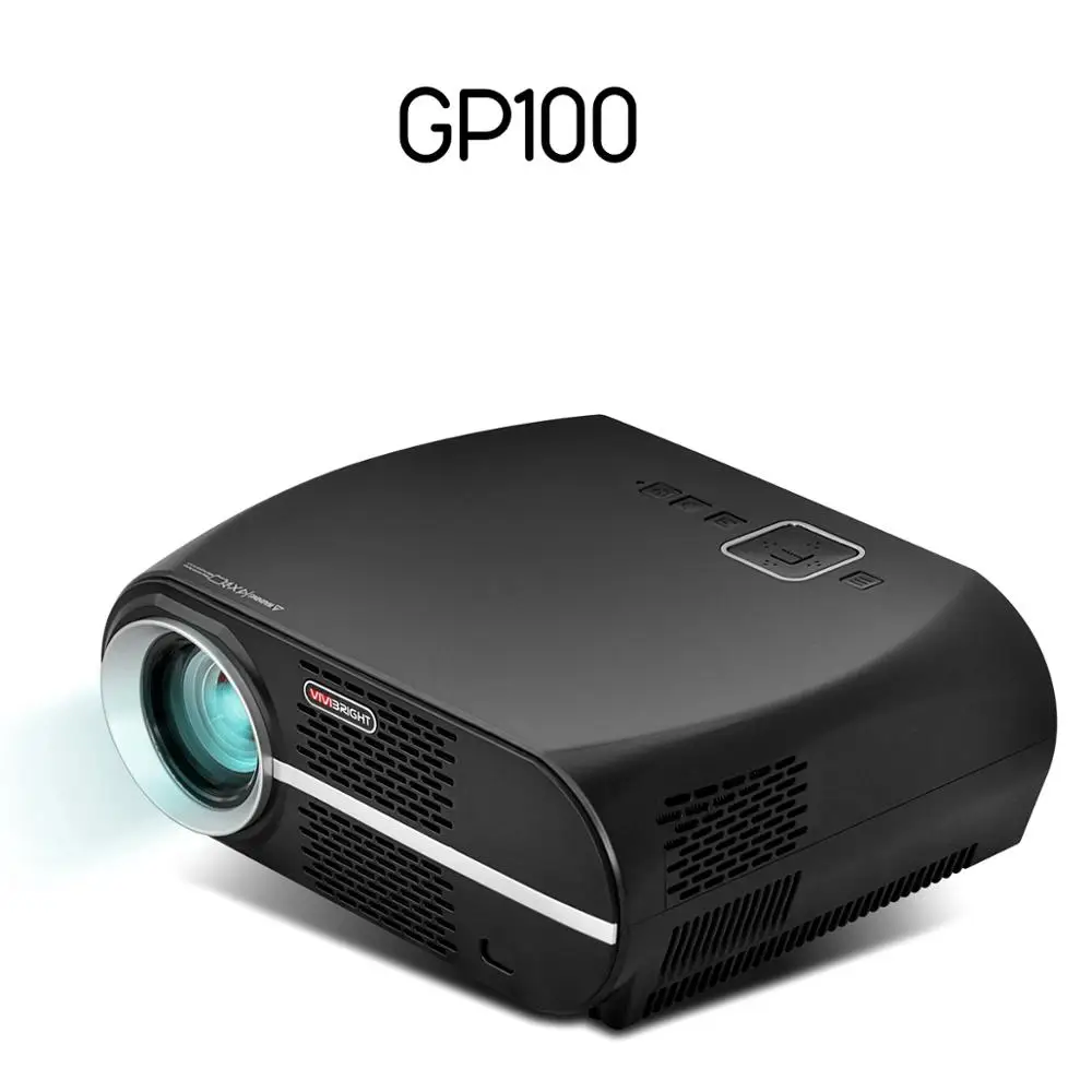 TOP NO.1 LED Home theater video Projector VIVIBRIGHT GP100 with 1280x800pixels hologram projector better than Portable Projector