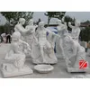 stone appollo bath group statues