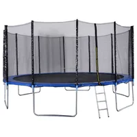 

Sundow cheap 16ft trampoline,combo bounce jump safety enclosure net trampoline