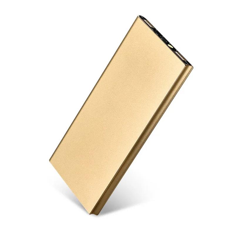 

Ultra thin universal aluminum alloy customs logo power bank 20000mah 5v 2.1A fast charging powerbanks, Black;silver;gold;blue;pink