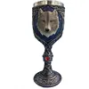 Hot Sale Personalized Handmade Resin Wolf Goblet Cup