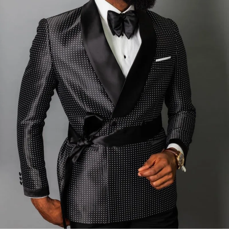 

Custom groom fashion wedding dress banquet dress men's business suit 2 pieces jacket + pants, As picture