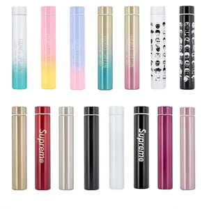 Cartoon Creative Slim Customized logo Stainless Steel Vacuum Flask Straight Cup Thermos Cup Water Bottle Flask Tumbler