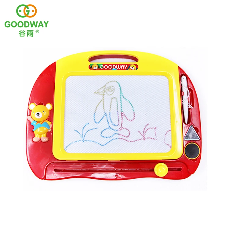
learning drawing toys 2 stamp plastic erasable magnetic writing board for kids  (60493243853)