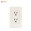 America type standard grounding wall outlet 220v 6 hole safe wall socket electrical