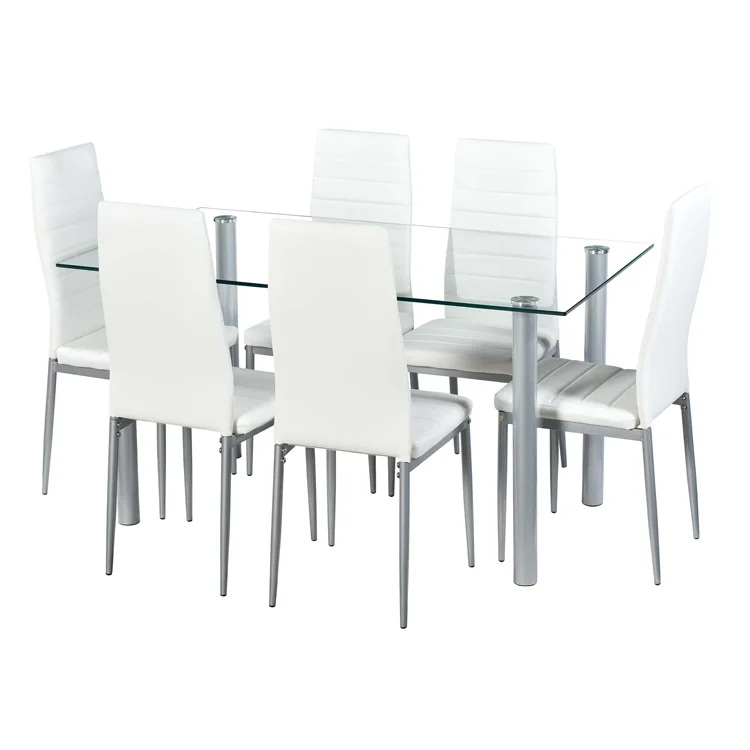 white dinning tables and chairs