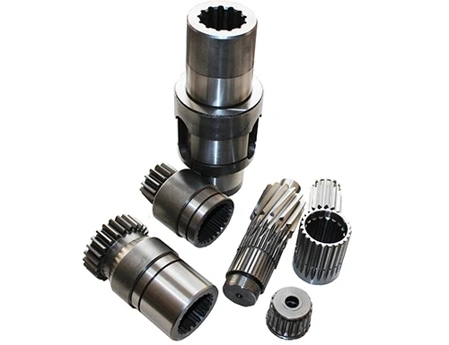 customized steel gear shaft/gear grinding shaft/gear spline shaft