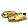 Drop Shipping Fashion Casual Shoes Patent Leather Enameled Shoes Men Sneakers Couple Match Shoes Ready To Ship